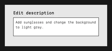 Edit prompt screenshot